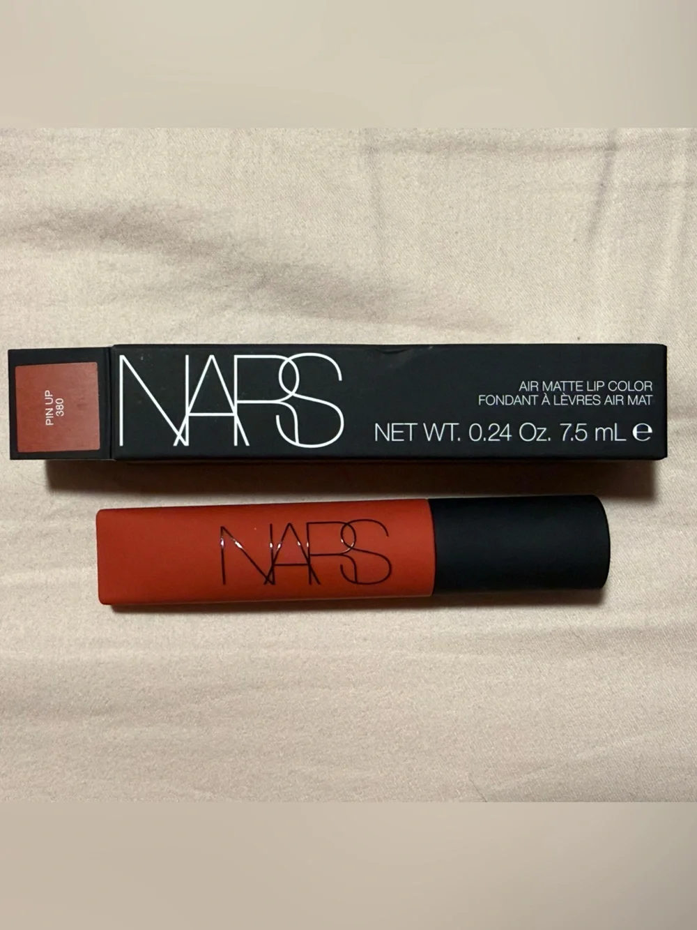 NARS Pin Up 380 Air Matte Lip Color — Rust Red